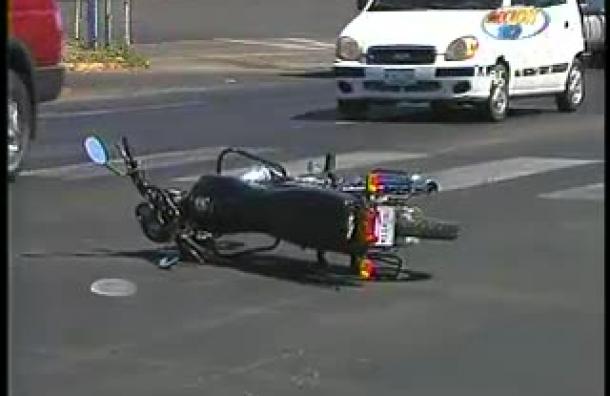 Dos accidentes de motocicletas registrados hoy en diferentes partes de la capital